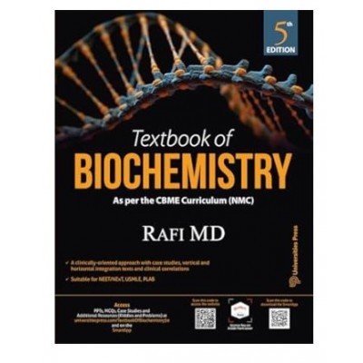 Textbook of Biochemistry; 5th Edition 2024 By Rafi MD