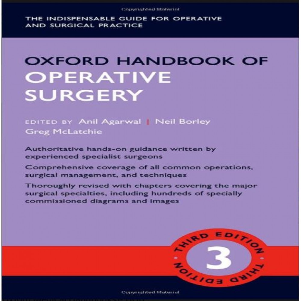 Oxford Handbook of Operative Surgery;3rd Edition 2017 By Anil Agarwal