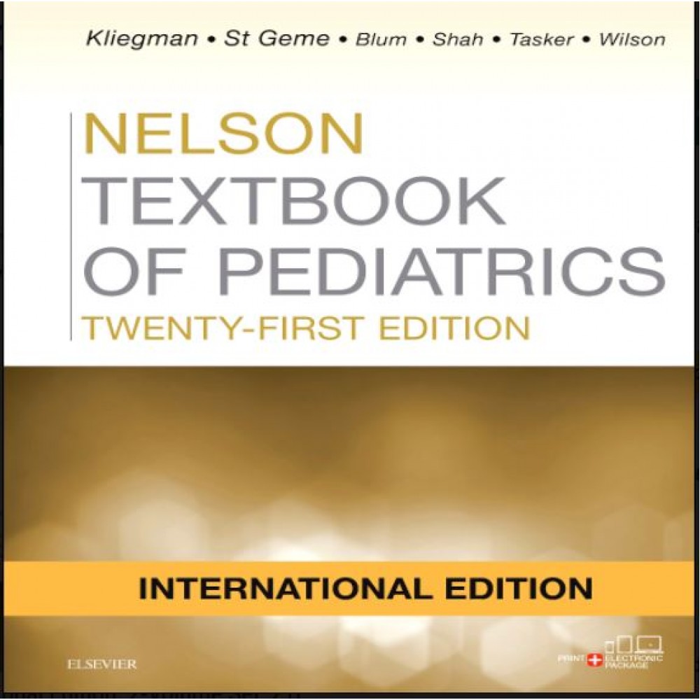 Nelson Textbook of Pediatrics(2 Volume set);21st(International) Edition 2019 by Kliegman