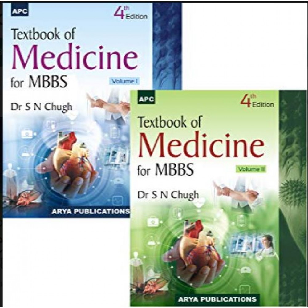 Textbook Of Medicine For MBBS (Set Of 2 Volumes) 4th Edition 2019 By Dr ...