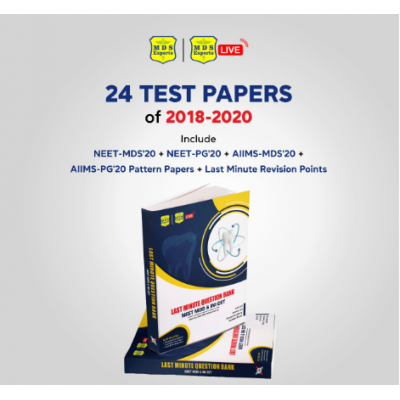 Last Minute Question Bank for NEET MDS & INI CET; 1st Edition 2020 By Amit Lall, Jasmine Lall & Shivani Choudhary