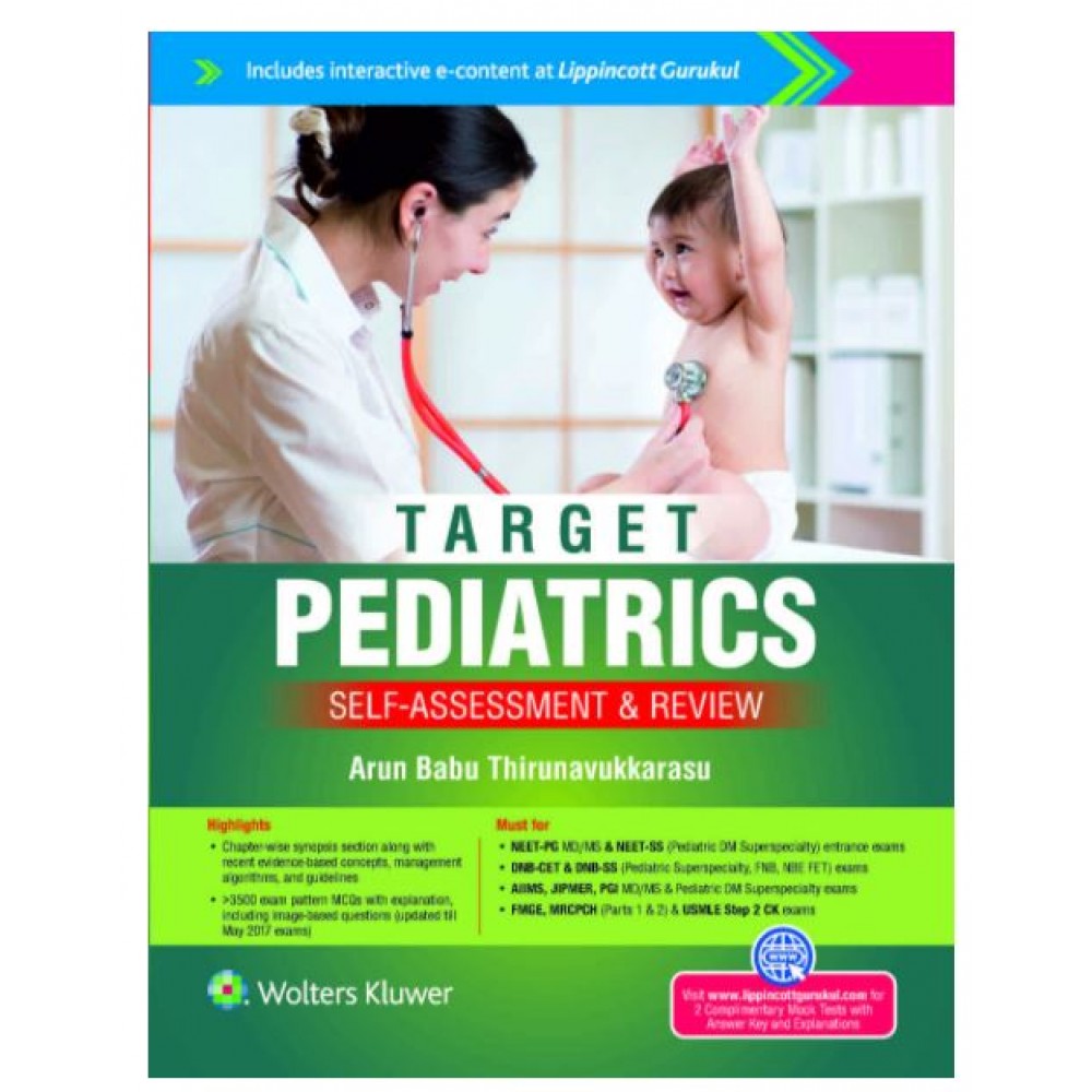 Target Pediatrics: Self-Assessment & Review;1st Edition 2017 By T.Arun Babu