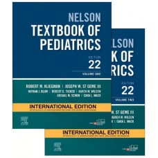 Nelson Textbook of Pediatrics Set of 2 Volumes:22nd Edition 2024 By Robert M Kliegman