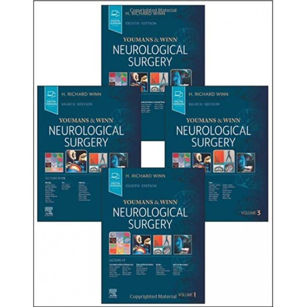 Youmans And Winn Neurological Surgery(4 Volume Set); 8th Edition 2022 by H. Richard Winn