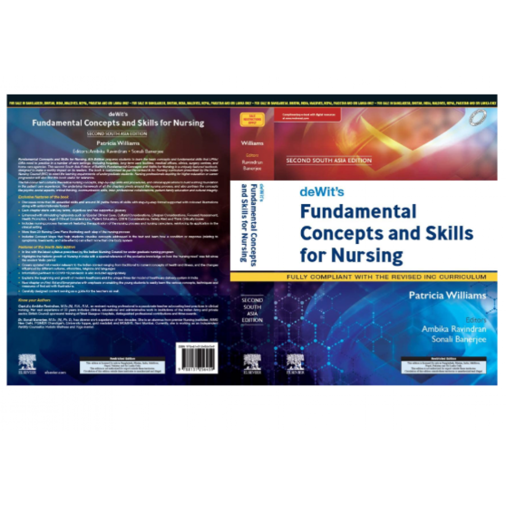 DeWit's Fundamental Concepts and Skills for Nursing;2nd(South Asia) Edition 2022 By Ambika Ravindran, Sonali Banerjee & Patricia Williams