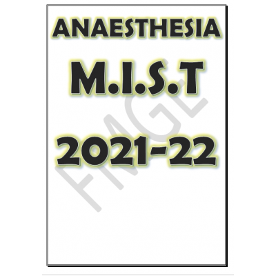 Anaesthesia MIST FMGE Colored Notes 2021-22