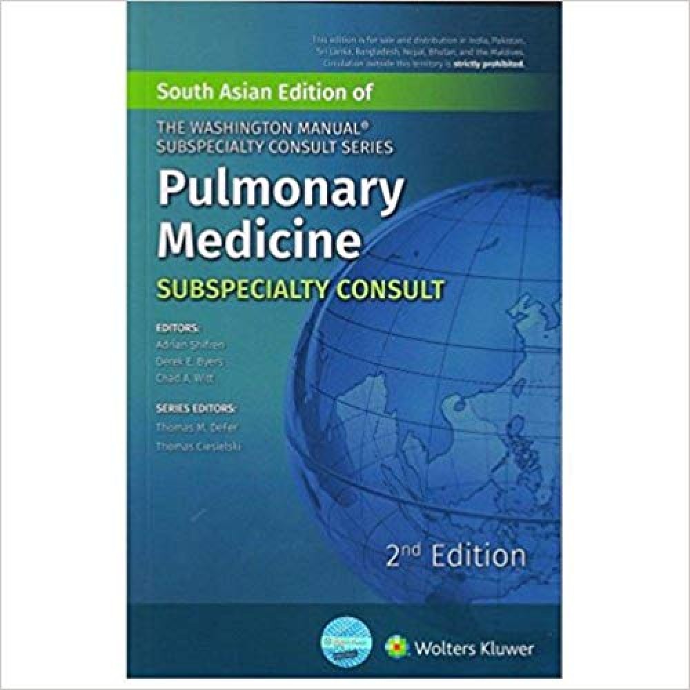 The Washington Manual Pulmonary Medicine:Subspecialty Consult;2nd Edition 2016 By Shifren