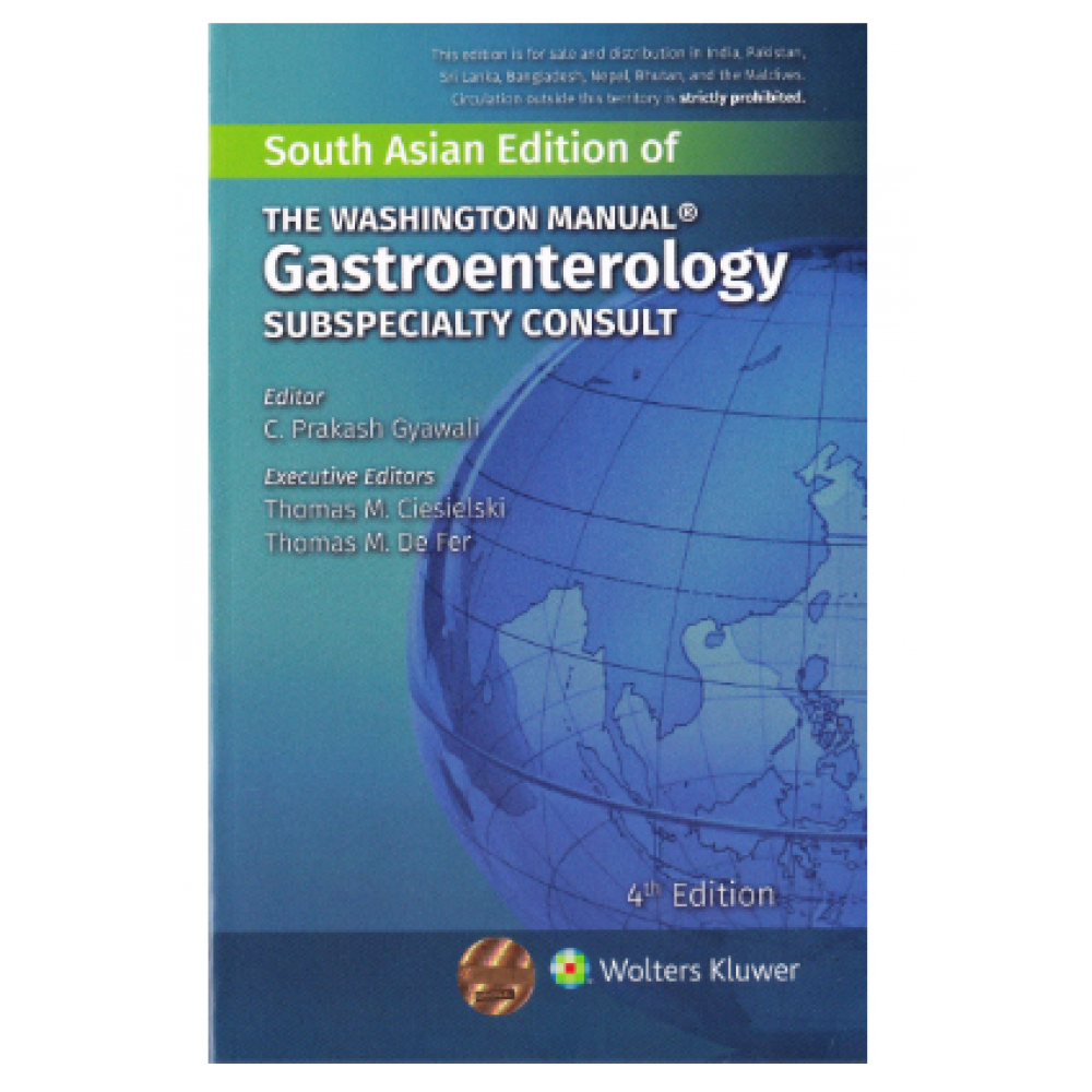 The Washington Manual Subspeciality Consult Series:Gastroenterology;4th Edition 2020 By Gyawali