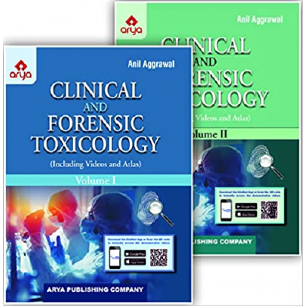 Clinical And Forensic Toxicology; Including Videos and Atlas(2 Volume set);1st Edition 2022 by Anil Aggrawal