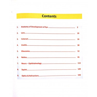 Ophthalmology Bhatia Notes 2019-20