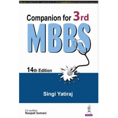 Companion for 3rd MBBS:14th Edition 2024 By Singi Yatiraj