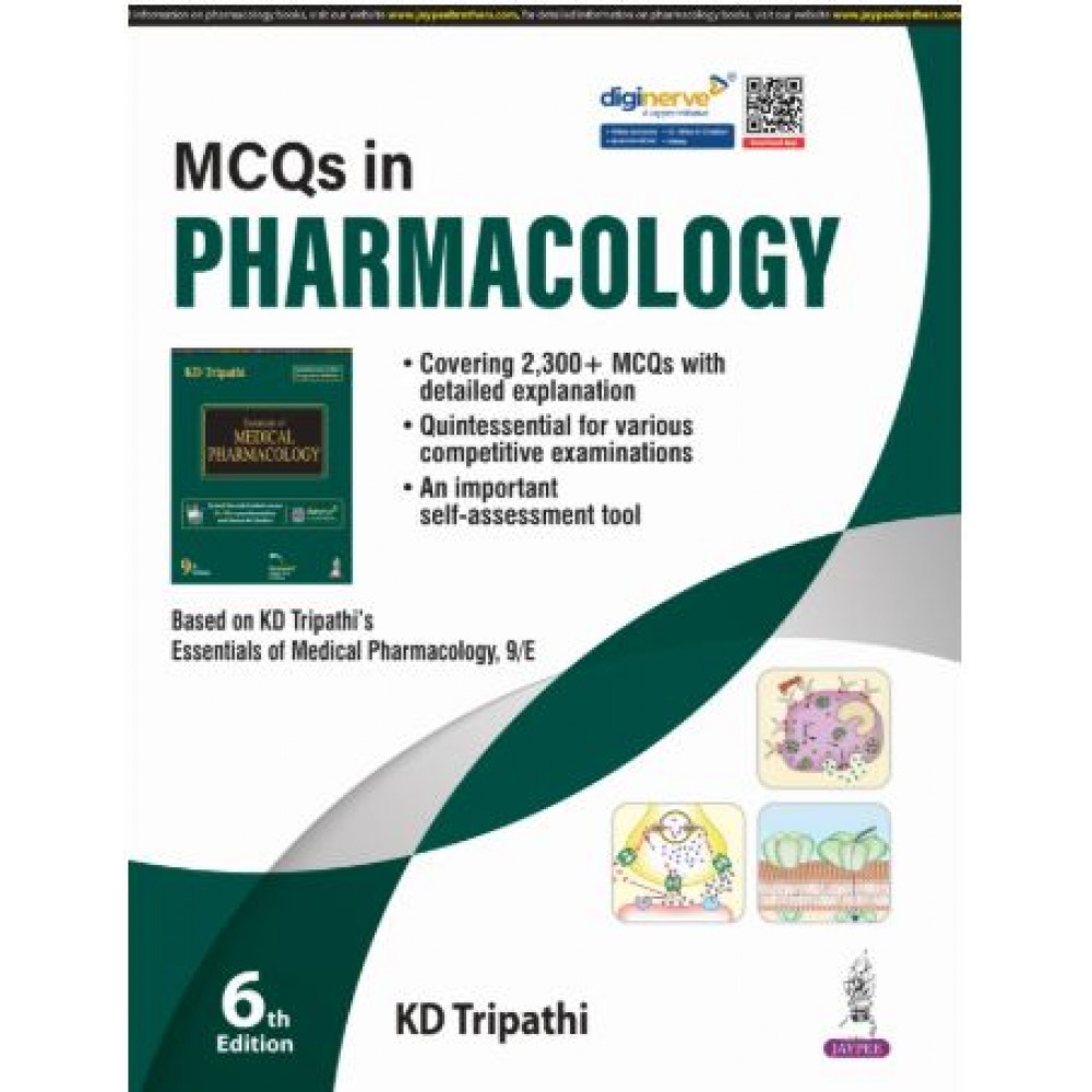 MCQs in Pharmacology:6th Edition 2025 By KD Tripathi