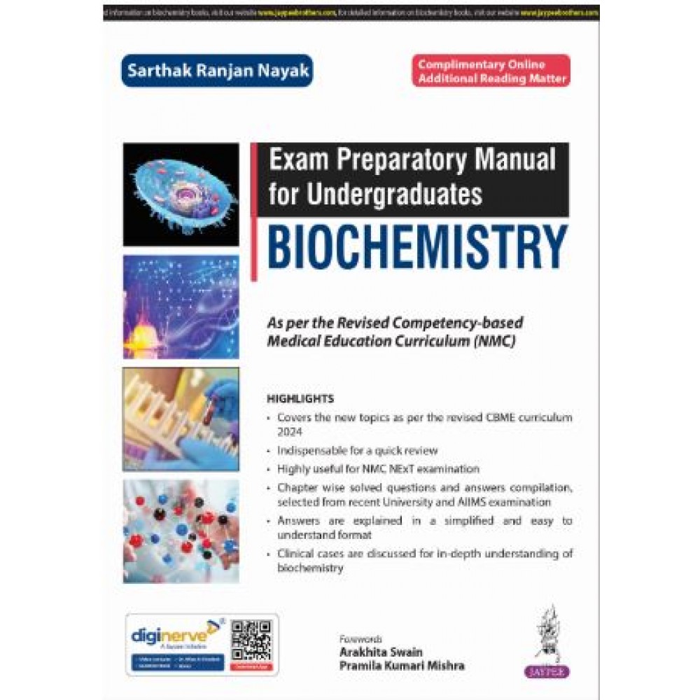 Exam Preparatory Manual for Undergraduates Biochemistry:1st Edition 2025 By Sarthak Ranjan Nayak