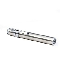 Round Moon Shaped Light Aluminium Alloy Torch With Convex CREE Led (Moon Torch with Shirt Clip)