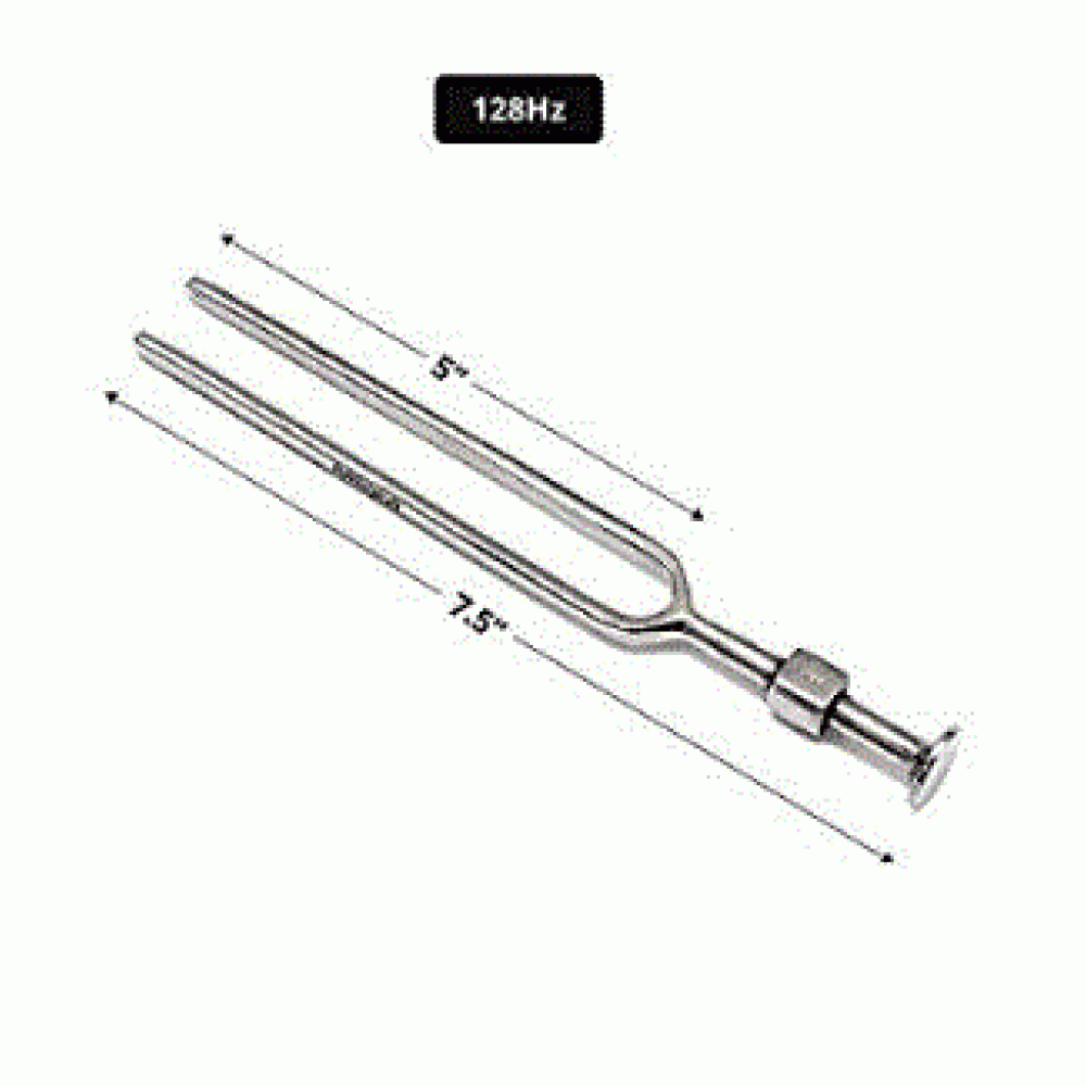 Tuning Fork Set(128Hz, 256Hz and 512Hz) + Round Knee hammer