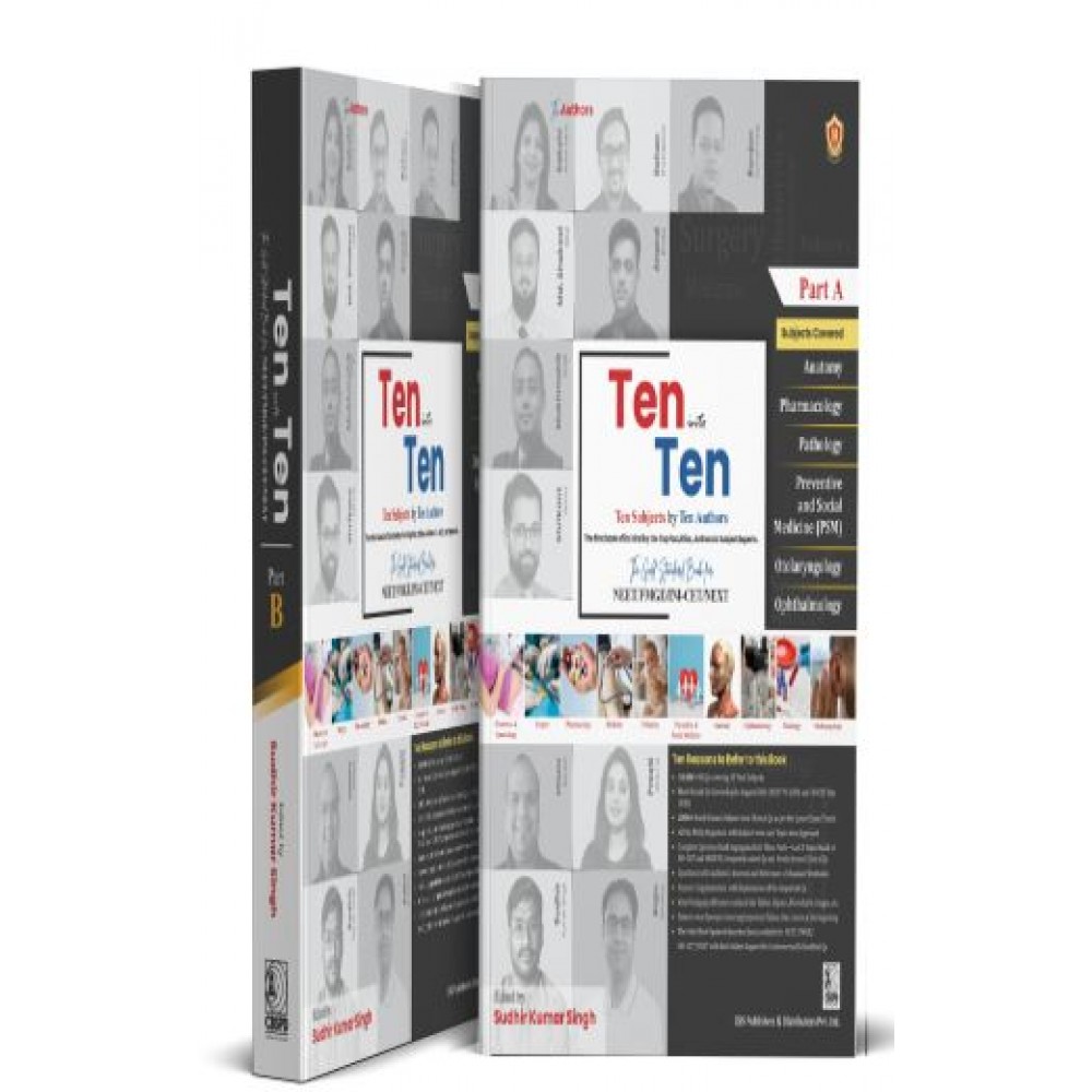 Ten into Ten (Part A and B);1st Edition 2025 by Dr Sudhir Kumar Singh