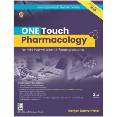 One Touch Pharmacology for NEET PG/NExt/FMGE/INICET Undergraduates: 2nd Edition 2025 By Dr Ranjan Kumar Patel