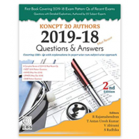 KONCPT-20 Authors 2019-18 Question & Answers;2nd Edition By R Rajamahendran, T Antan Uresh Kumar, V Abirami & S Radhika