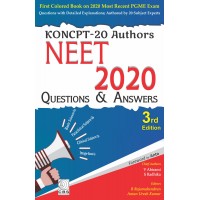 KONCPT-20 Authors: NEET 2020 Questions & Answers:3rd Edition 2020 By V Abirami, S Radhika