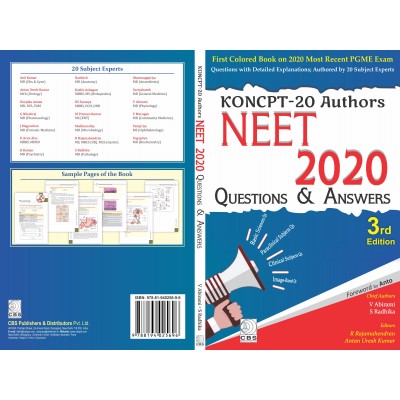 KONCPT-20 Authors: NEET 2020 Questions & Answers:3rd Edition 2020 By V Abirami, S Radhika