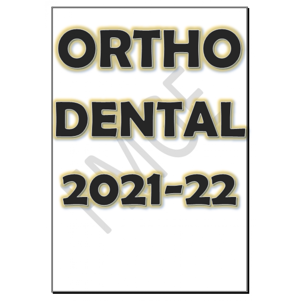 Orthodontics PG-Dental Hand Written Notes 2021-22