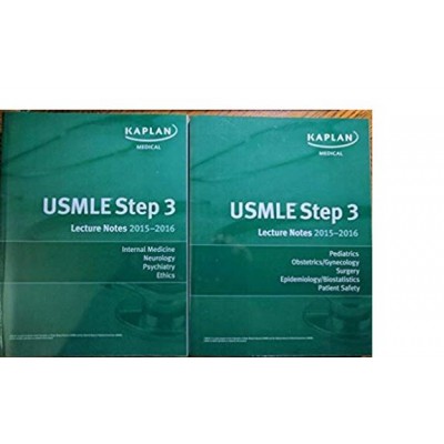 Kaplan USMLE Step 3 Lecture Notes 2015-2016 (2 volume set)